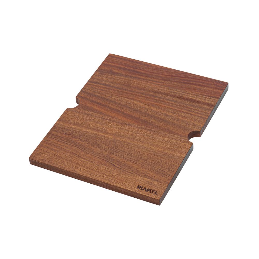 Ruvati 13-1/2 x 17 inch Solid Wood Replacement Cutting Board Sink Cover. Picture 1