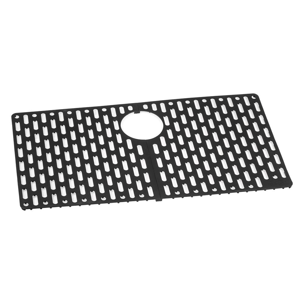 Ruvati Silicone Bottom Grid Sink Mat for RVG1030 and RVG2030 Sinks Black. Picture 1