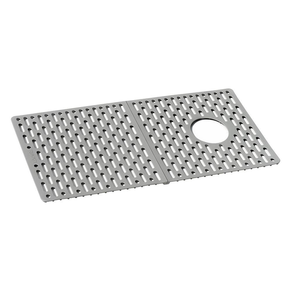 Ruvati Silicone Bottom Grid Sink Mat for RVG1033 and RVG2033 Sinks Grey. Picture 1
