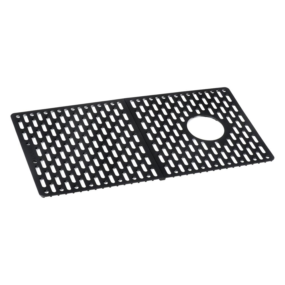 Ruvati Silicone Bottom Grid Sink Mat for RVG1302 and RVG2302 Sinks Black. Picture 1