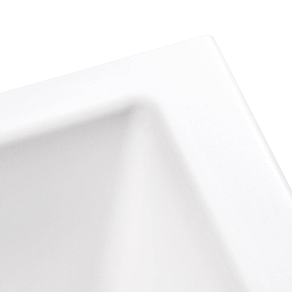 Ruvati 33 x 22 inch epiGranite Drop-in Topmount Single Bowl Kitchen Sink. Picture 5