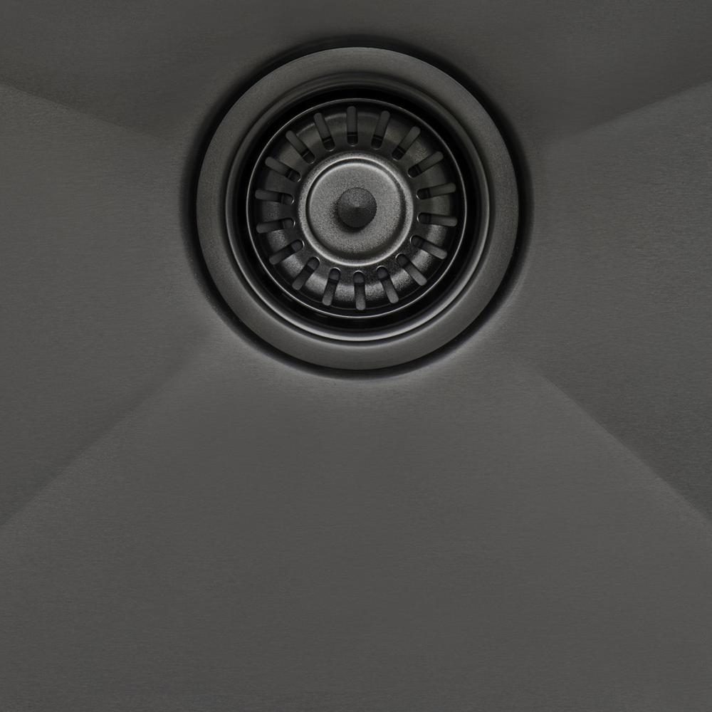 Ruvati 33 inch Workstation Drop-in Topmount Kitchen Sink Single Bowl. Picture 12