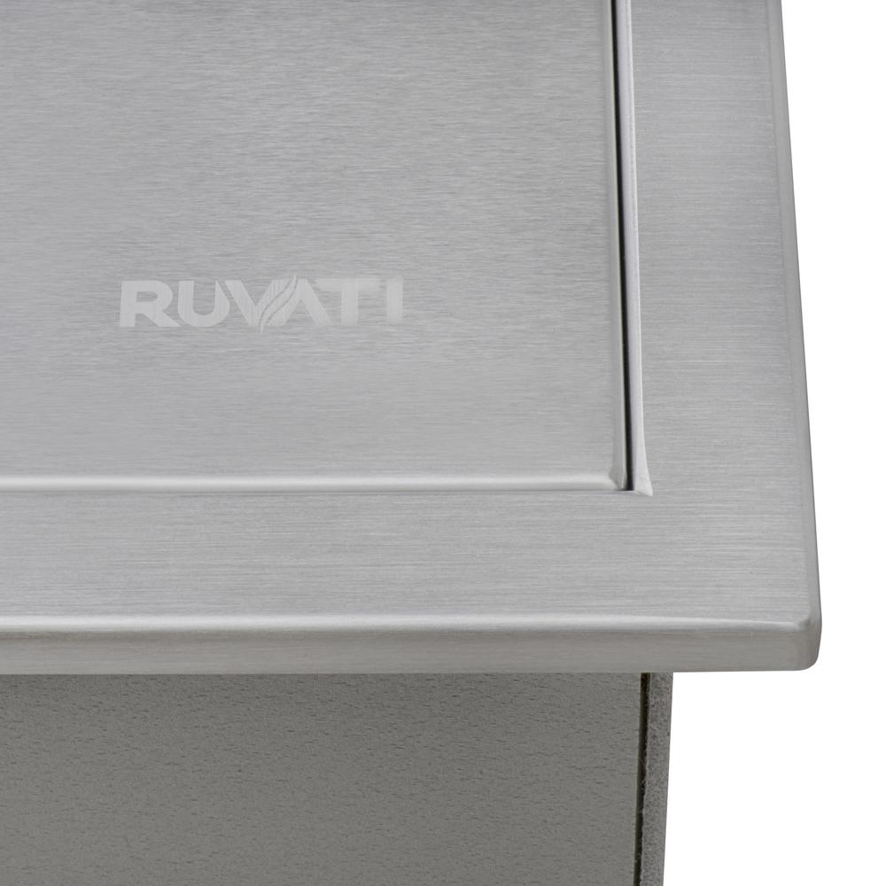 Ruvati Insulated Ice Chest Sink 21 x 20 inch Outdoor BBQ Marine Grade T-316. Picture 7