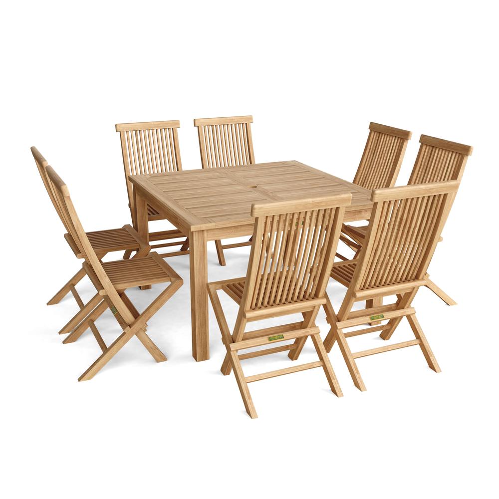 Square Dining 9 Piece Set. Picture 1
