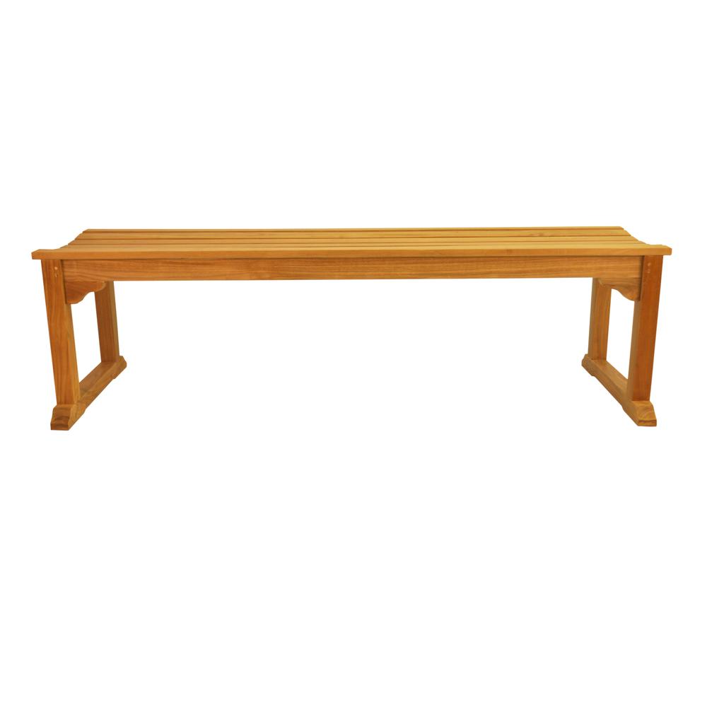 Mason 3-Seater Backless Bench. Picture 1