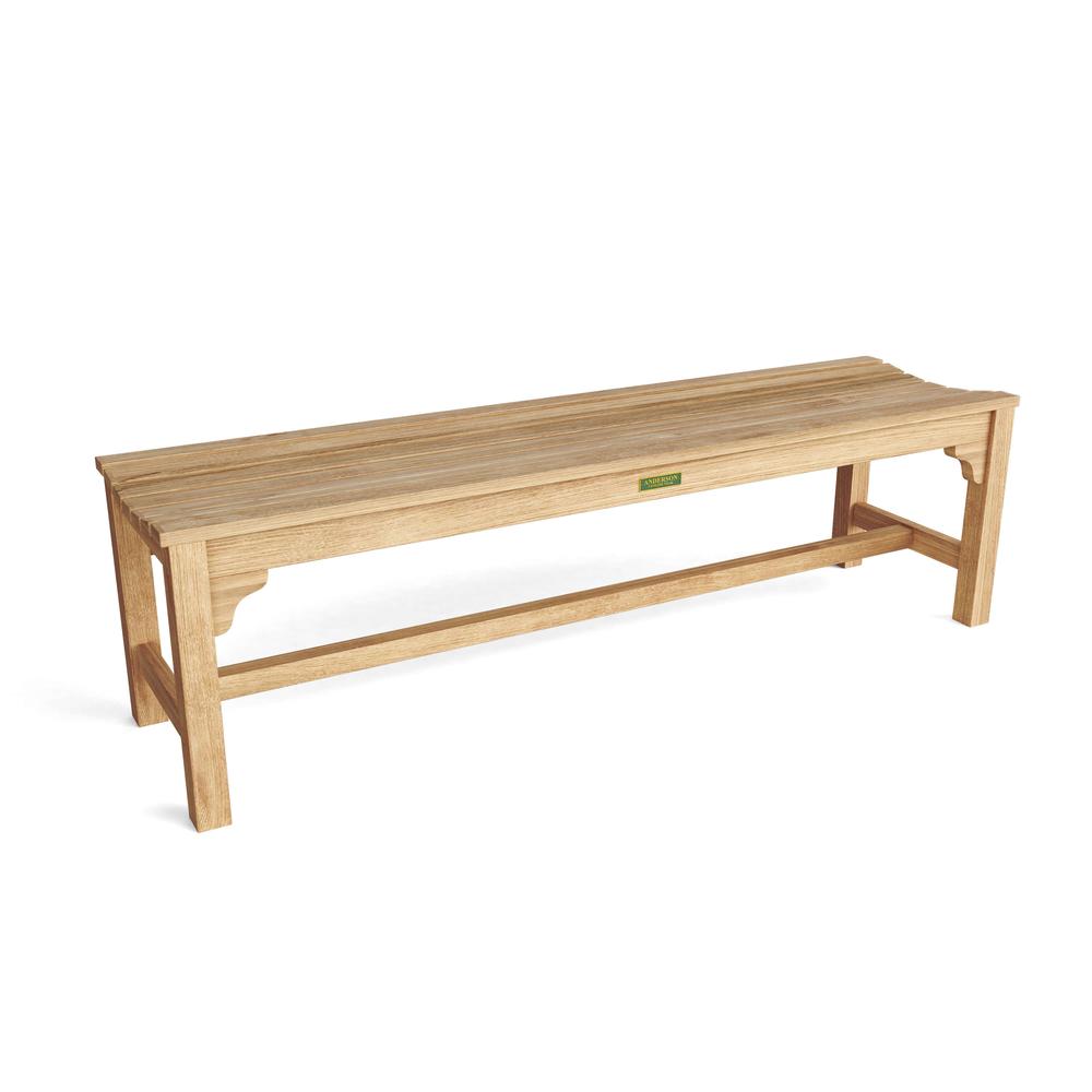 Hampton 3-Seater Backless Bench. Picture 2