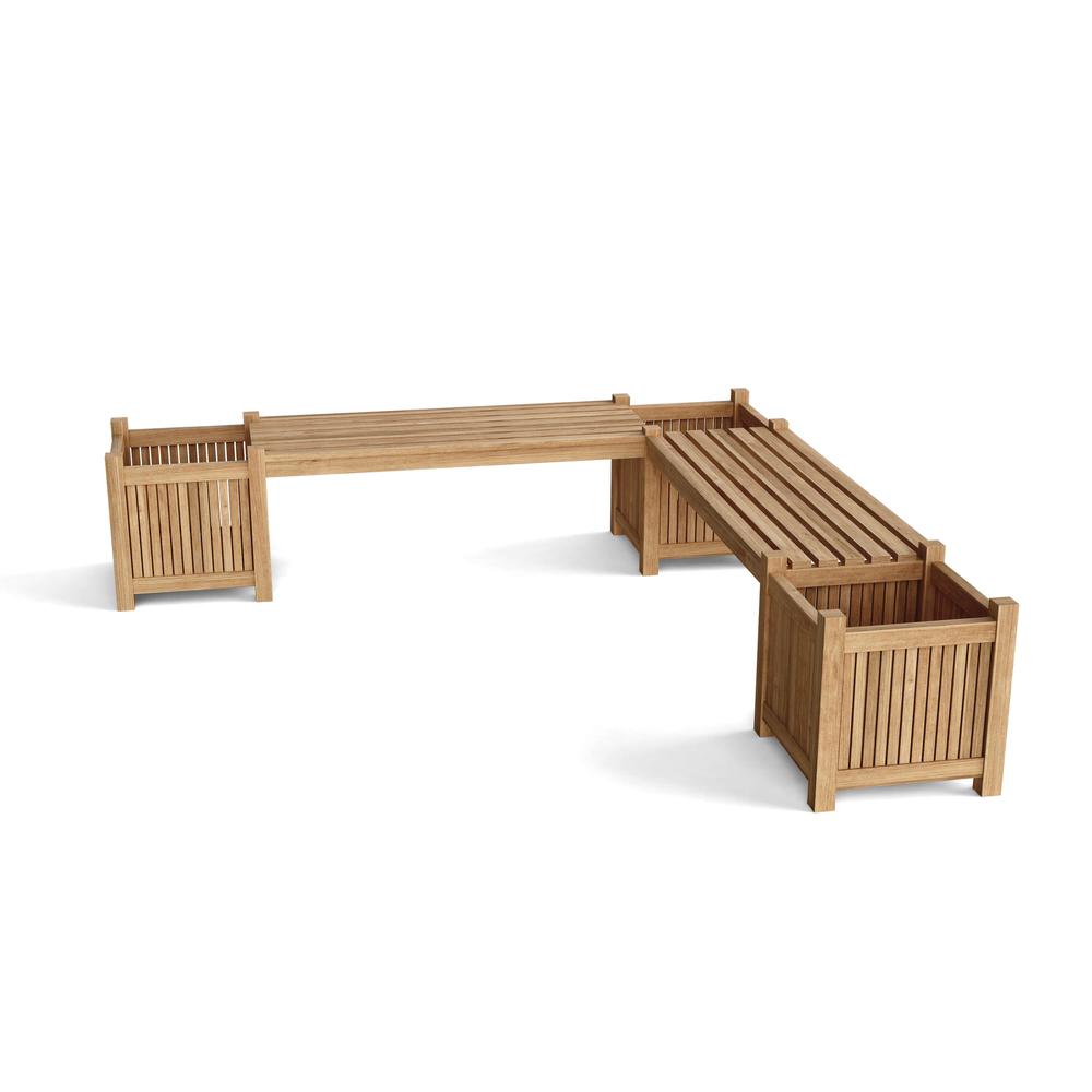 Planter Bench (2 bench + 3 planter box). Picture 2