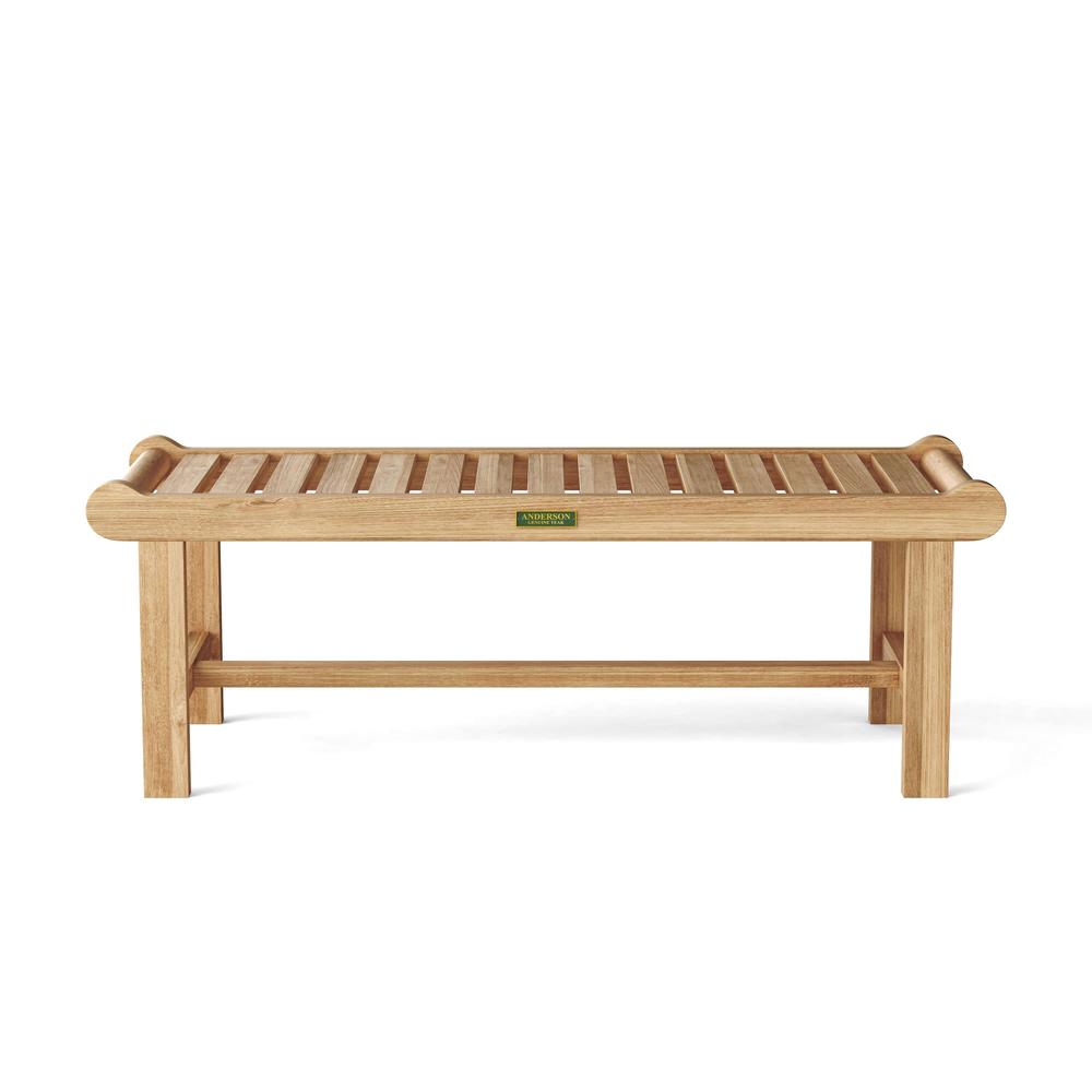 Cambridge 2-Seater Backless Bench. Picture 2