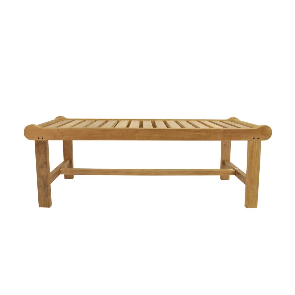 Cambridge 2-Seater Backless Bench. Picture 4