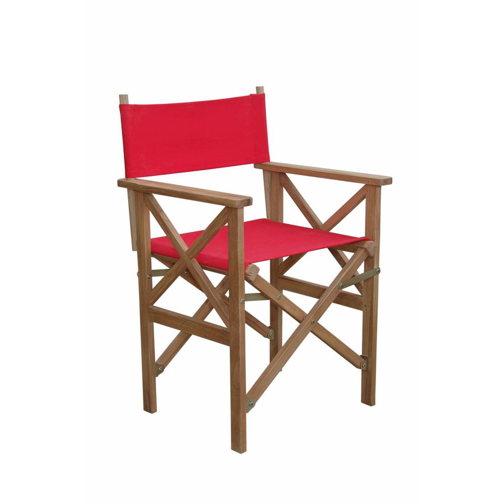 Director Folding Armchair w/ Canvas, Set of 2. Picture 2