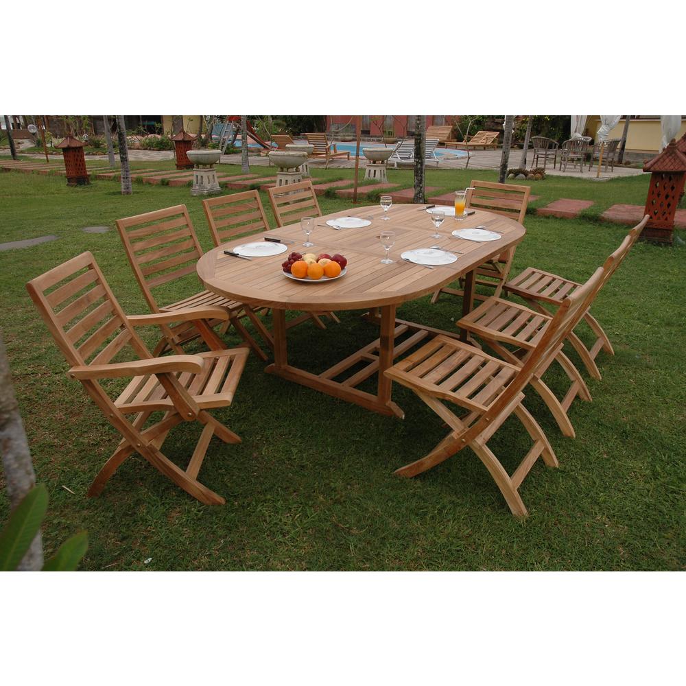 Oval Extension Dining 7 Piece Set. Picture 3