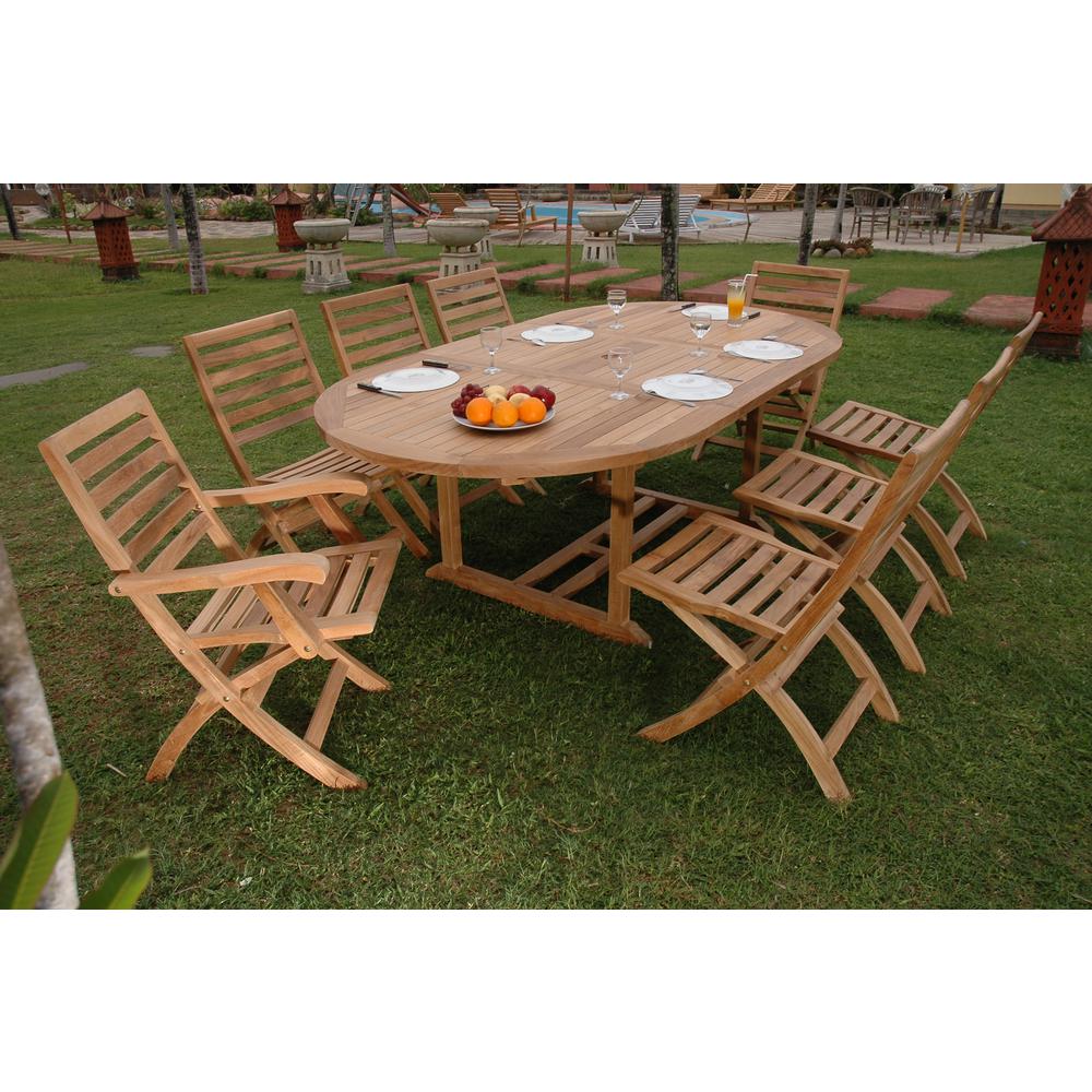 Oval Extension Dining 7 Piece Set. Picture 4