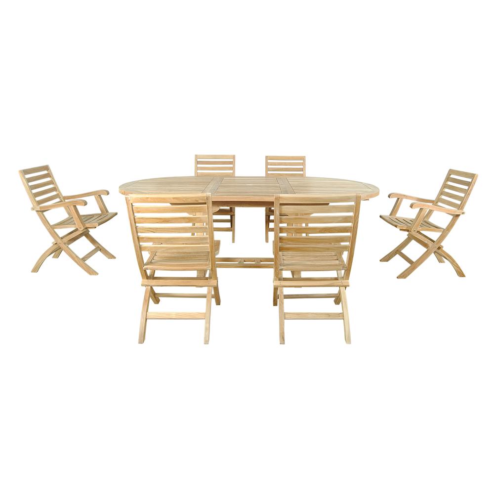 Oval Extension Dining 7 Piece Set. Picture 10