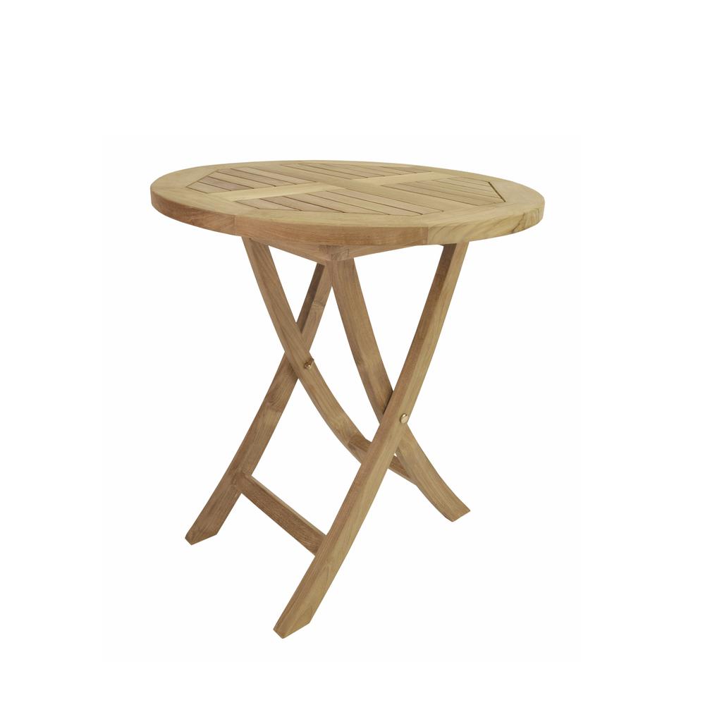 Bahama 27" Round Bistro Folding Table. Picture 1