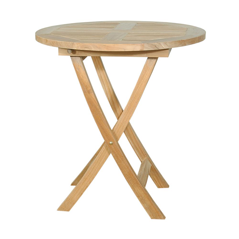 Bahama 27" Round Bistro Folding Table. Picture 2
