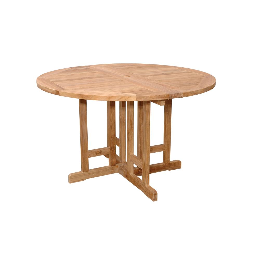 Butterfly 47" Round Folding Table. Picture 1