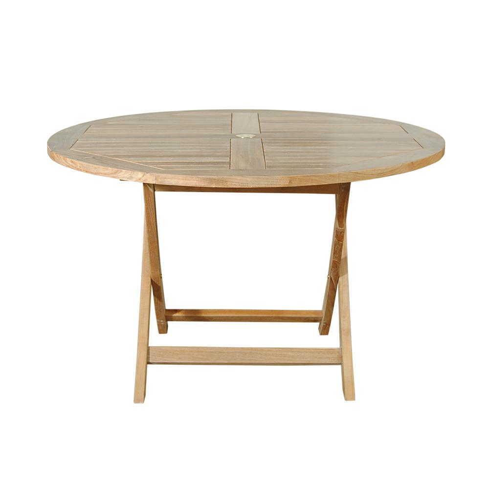Bahama 47" Round Folding Table. Picture 3