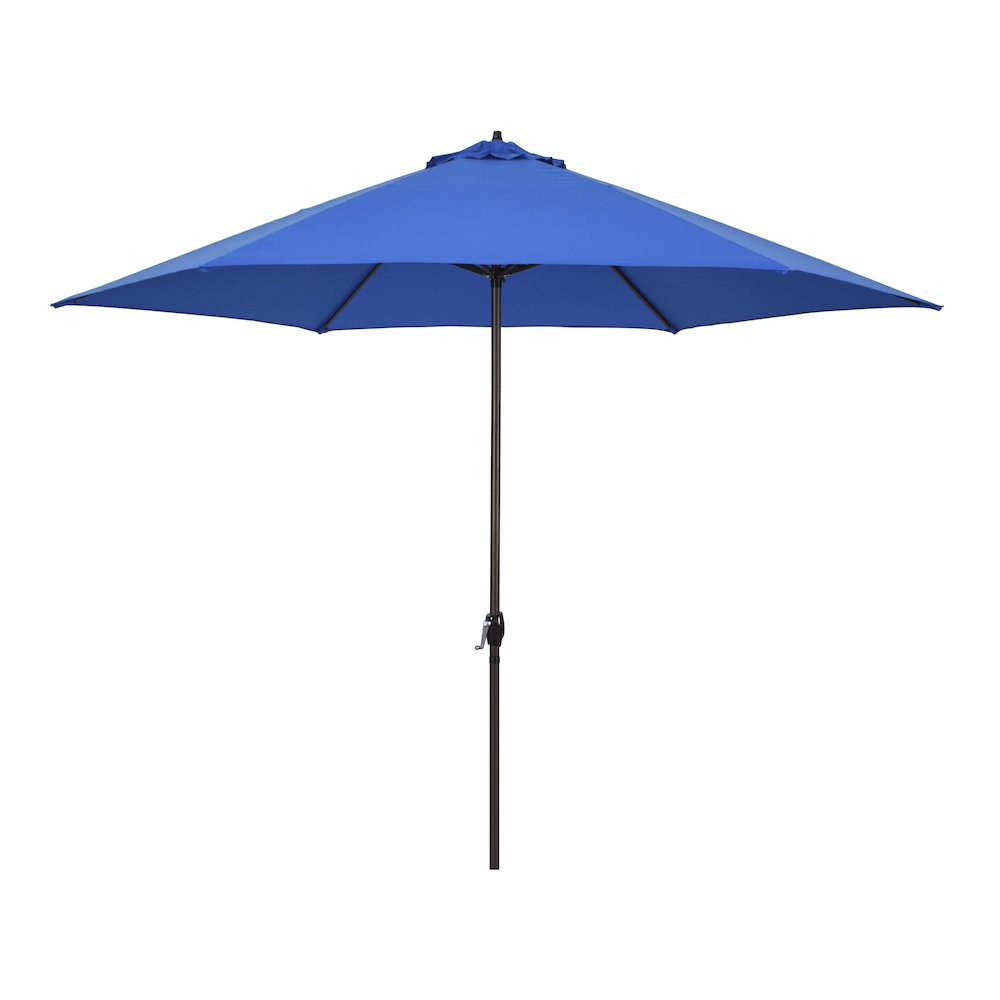 11-Foot Aluminum Market Patio Umbrella. Picture 1