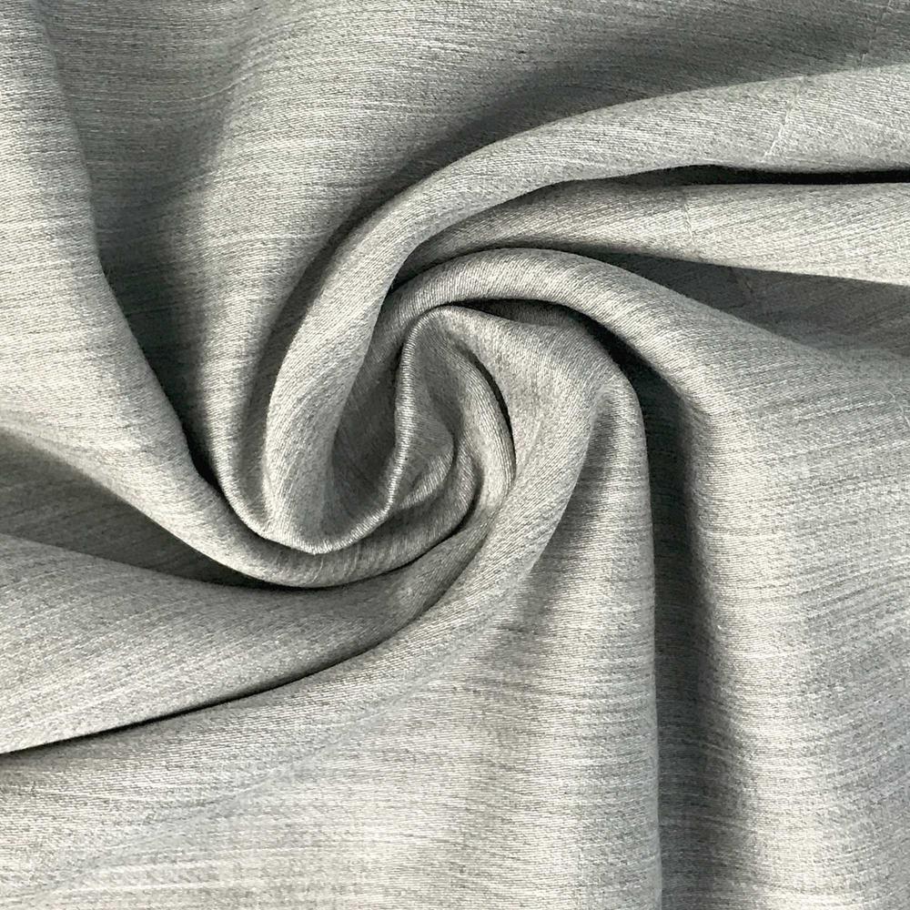 BedVoyage Melange viscose from Bamboo Cotton Duvet Cover, Queen - Silver. Picture 5