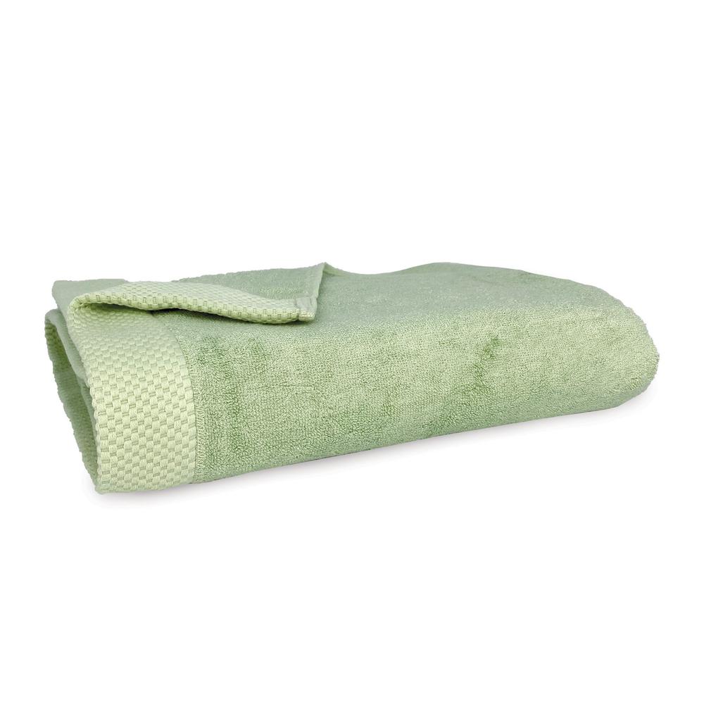 BedVoyage Luxury viscose from Bamboo Cotton Bath Towel - Sage. Picture 1