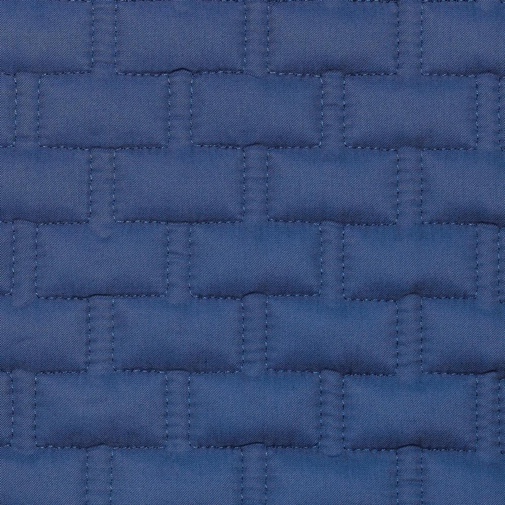 BedVoyage Luxury 100% viscose from Bamboo Quilted Euro Sham, 1pc - Indigo. Picture 5