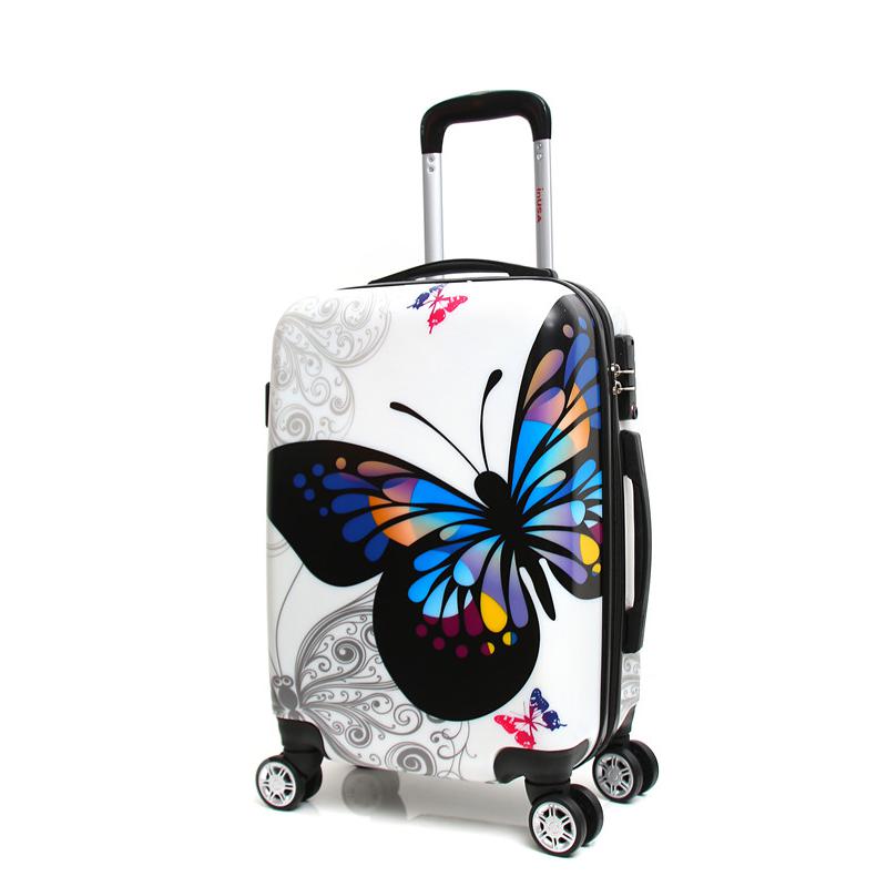 InUSA Prints Lightweight Hardside Spinner 24 inch Butterfly. Picture 3