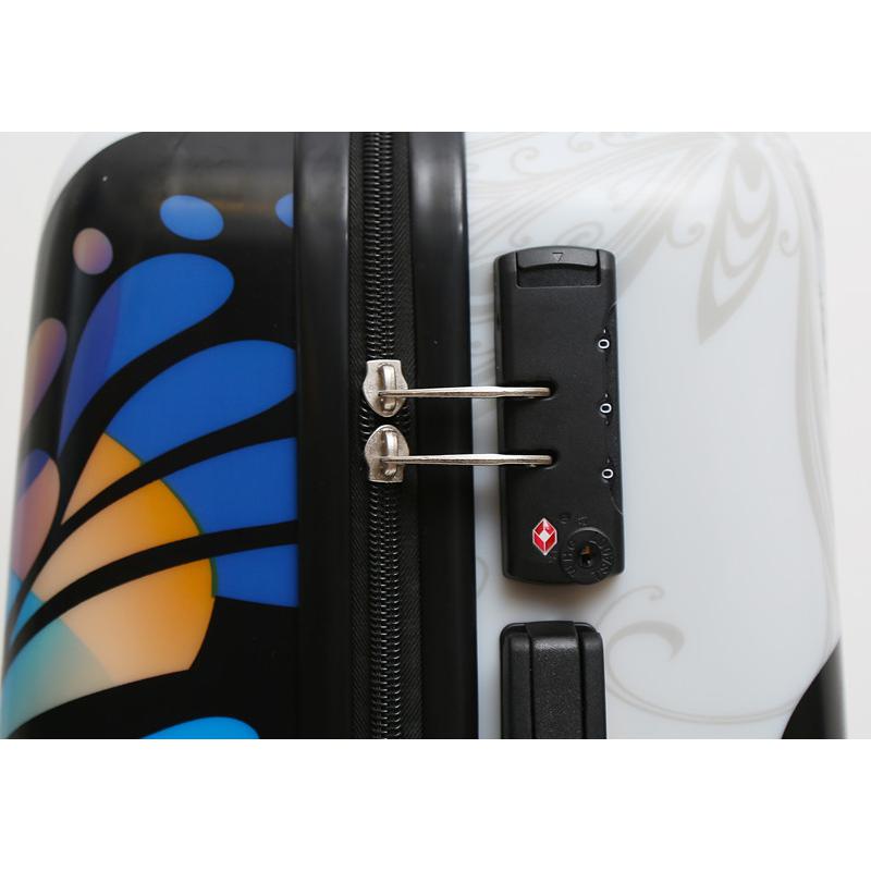 InUSA Prints Lightweight Hardside Spinner 24 inch Butterfly. Picture 8