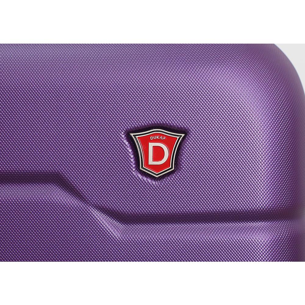 DUKAP Rodez Lightweight Hardside Spinner 24 inch Purple. Picture 4
