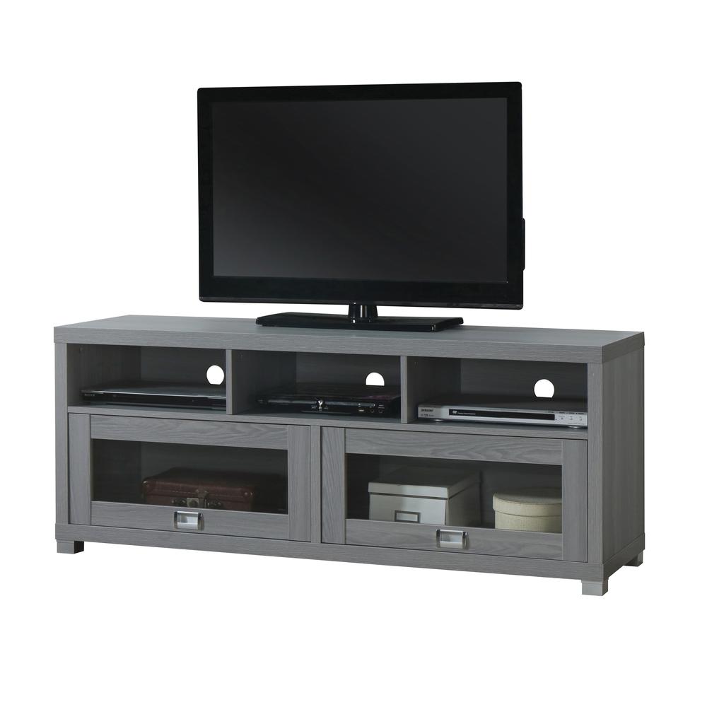 Durbin TV Stand for TVs up to 60in, Grey. Picture 13