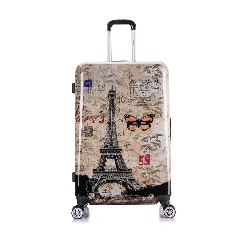 InUSA Prints Lightweight Hardside Spinner 28 inch Paris. Picture 1