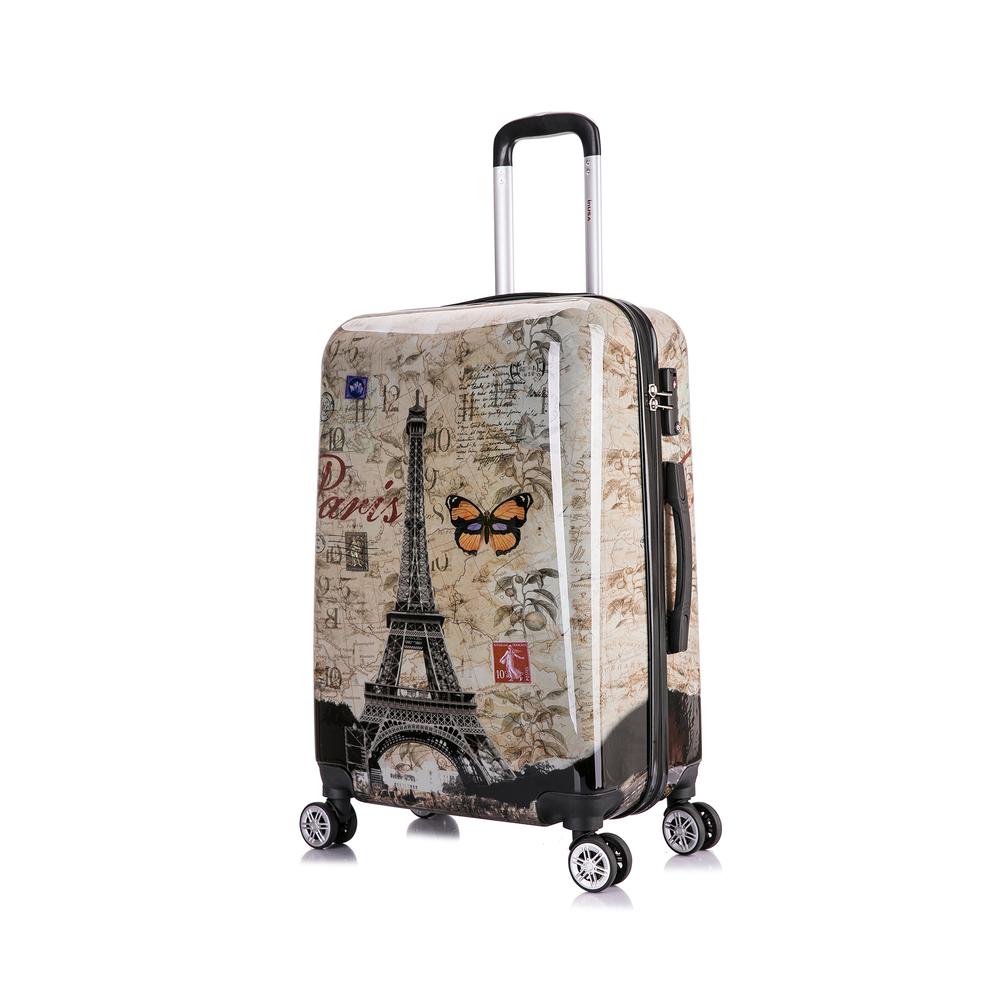 InUSA Prints Lightweight Hardside Spinner 24 inch Paris. Picture 2