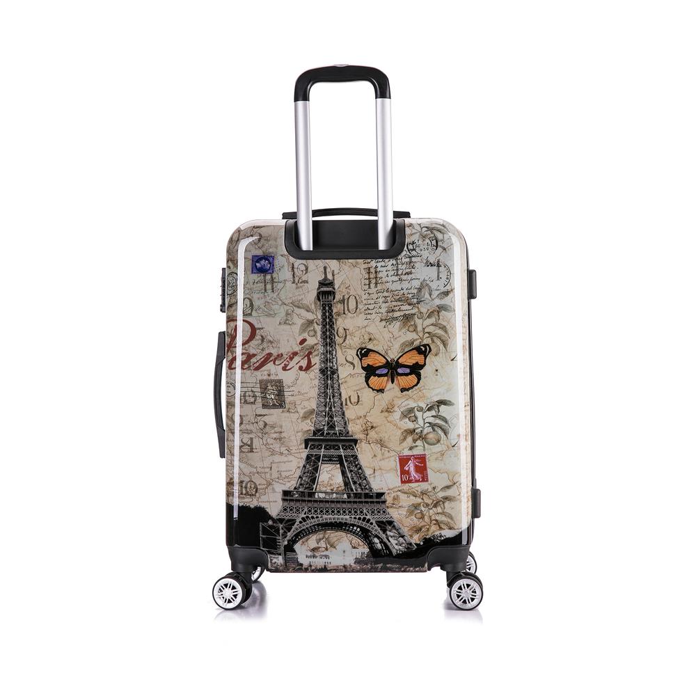 InUSA Prints Lightweight Hardside Spinner 24 inch Paris. Picture 4