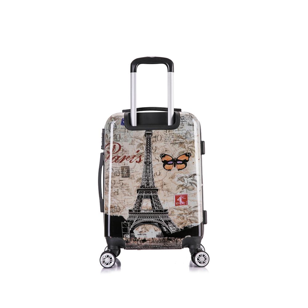 InUSA Prints Lightweight Hardside Spinner 20 inch Paris. Picture 4
