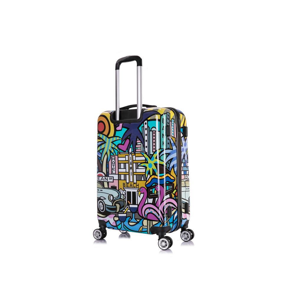 InUSA Prints Lightweight Hardside Spinner 24 inch Miami. Picture 4