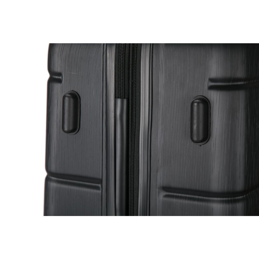 DUKAP Rodez Lightweight Hardside 3 piece set 20''/24''/28'' Black. Picture 4