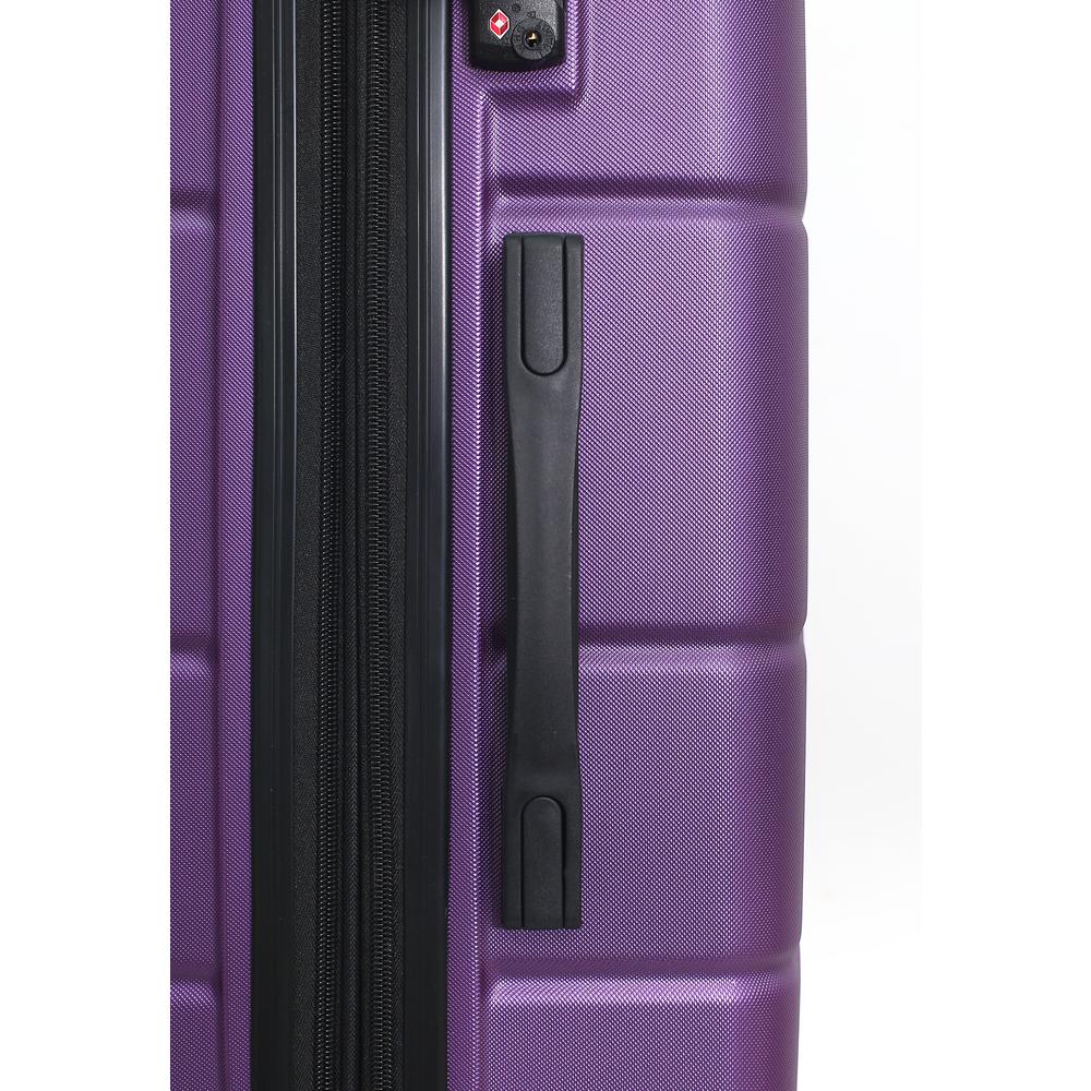 DUKAP Rodez Lightweight Hardside 3 piece set 20''/24''/28'' Purple. Picture 2