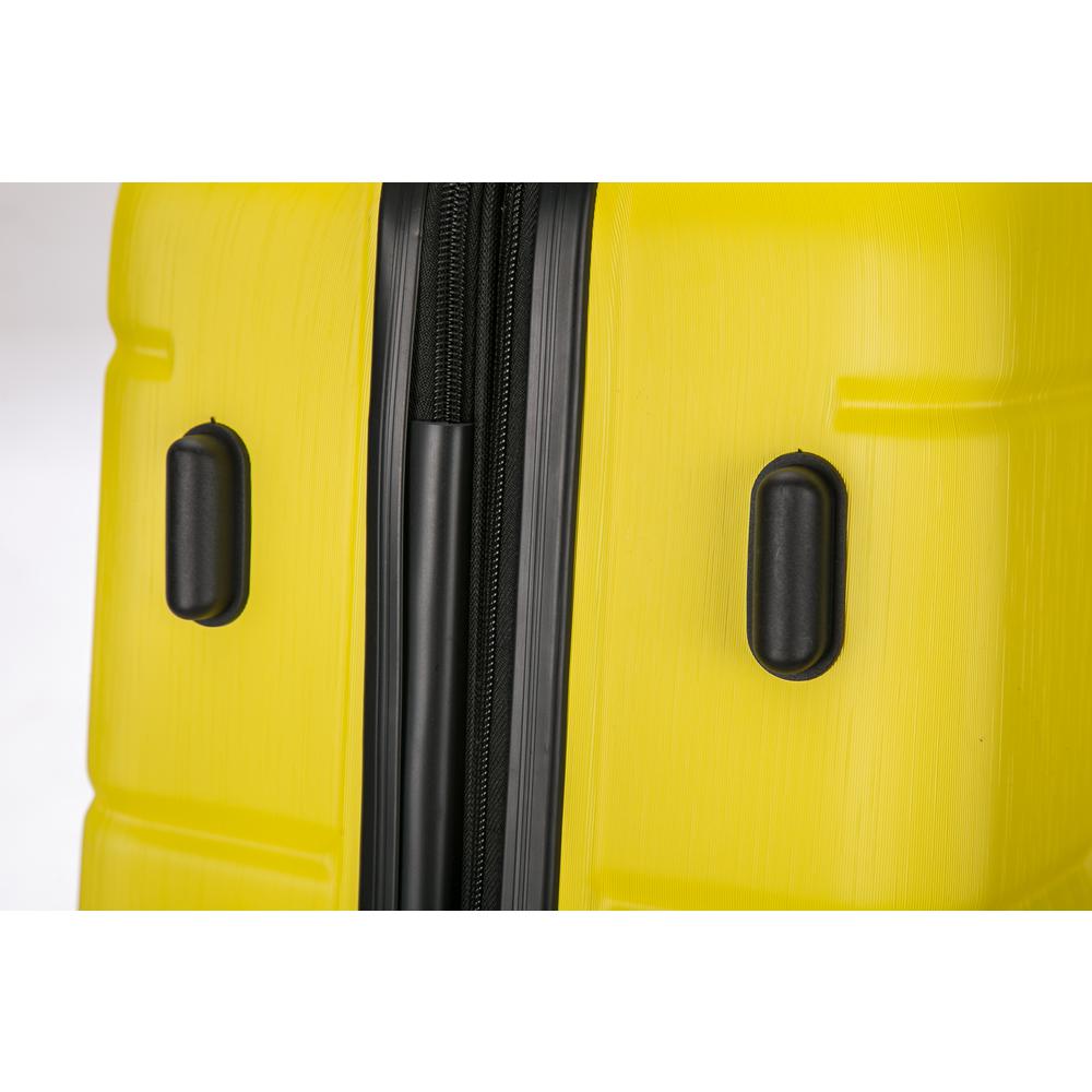 DUKAP Rodez Lightweight Hardside 3 piece set 20''/24''/28'' Yellow. Picture 5