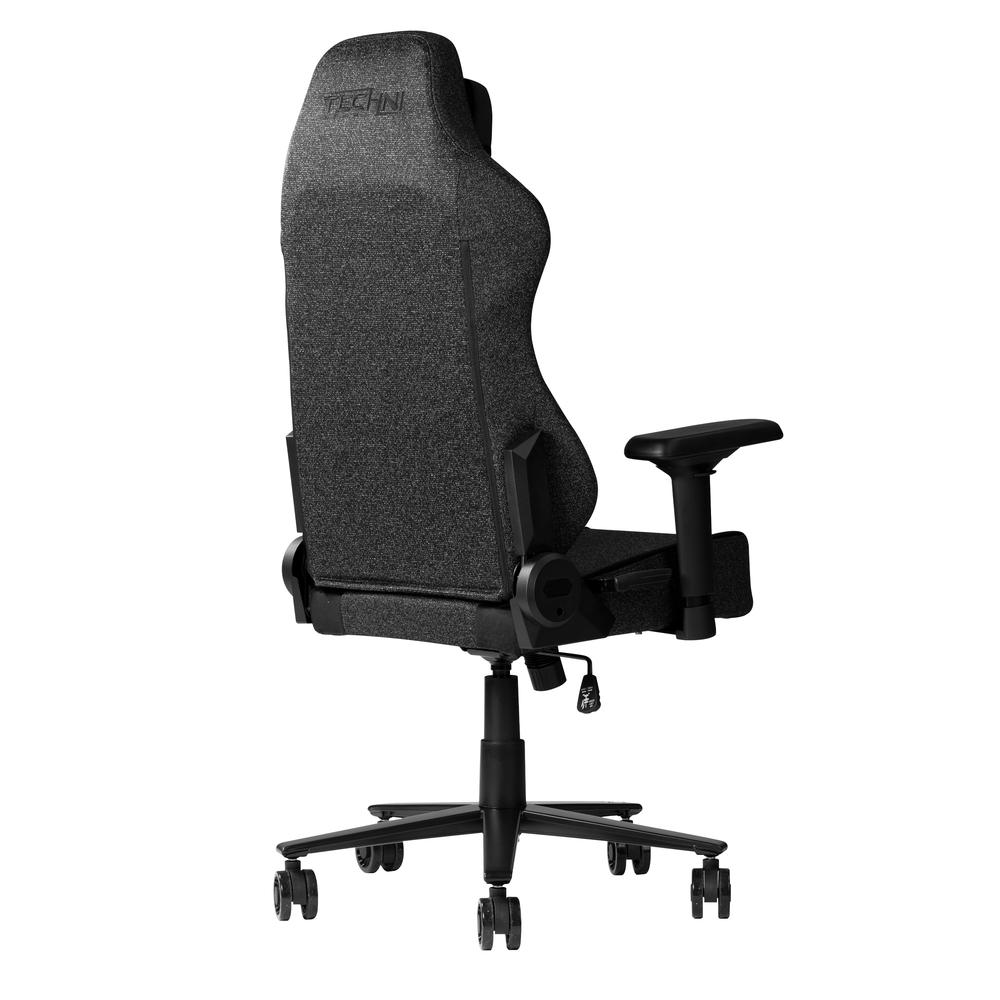 Techni Sport Fabric Gaming Chair - Black. Picture 6