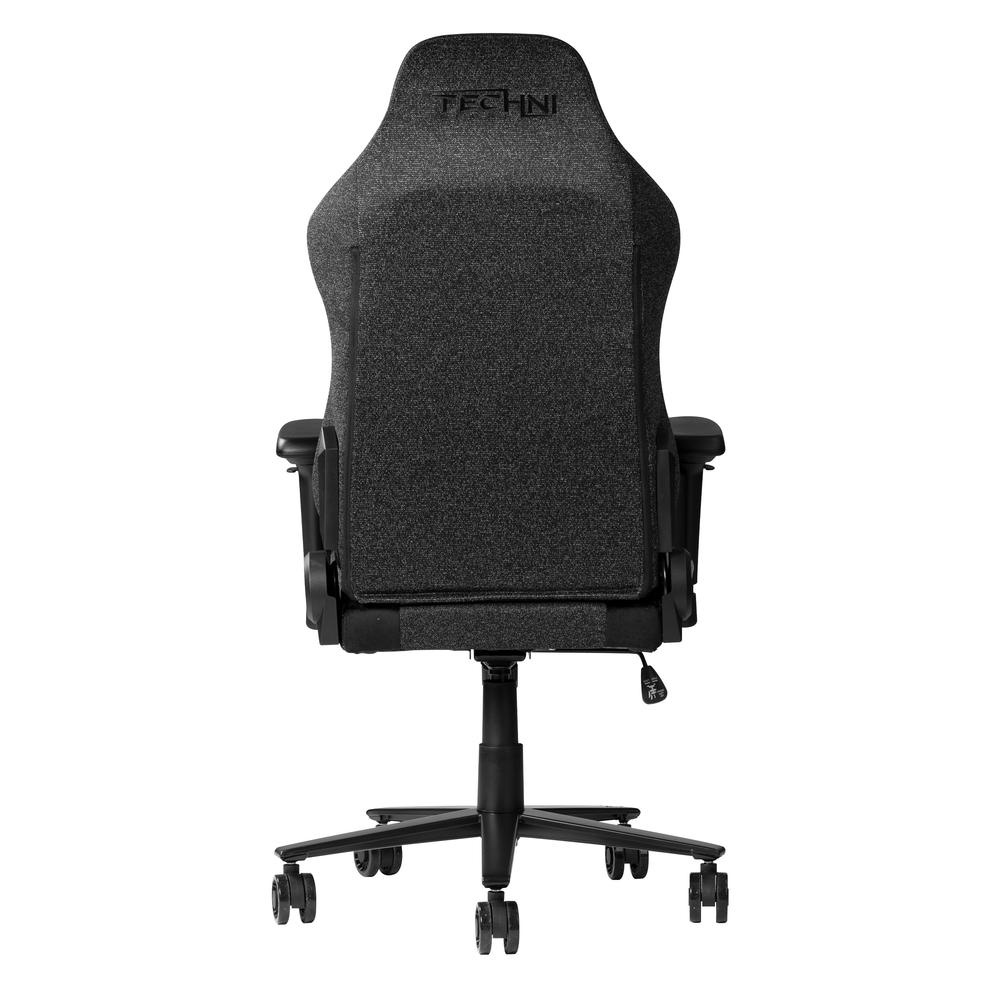 Techni Sport Fabric Gaming Chair - Black. Picture 4