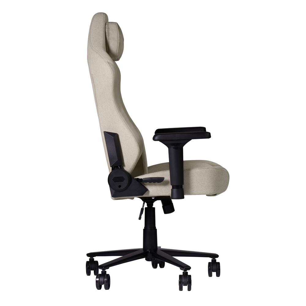 Techni Sport Fabric Gaming Chair - Beige. Picture 3
