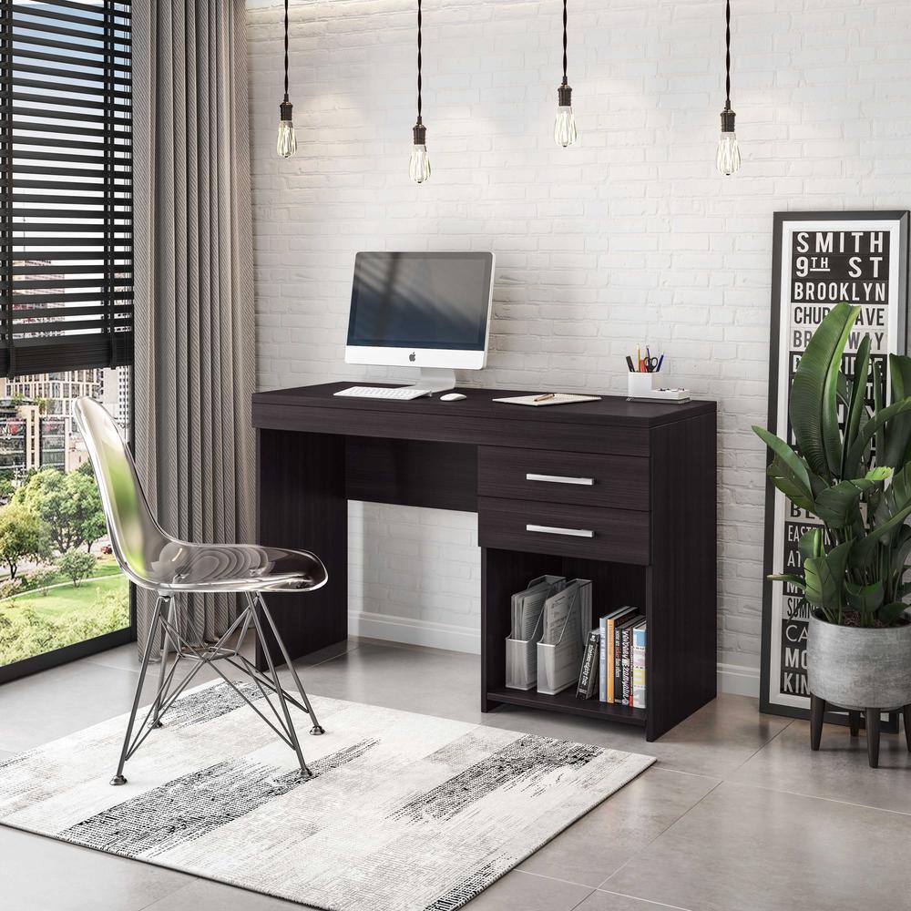 Techni Mobili Home Office White Workstation with Storage. Picture 11