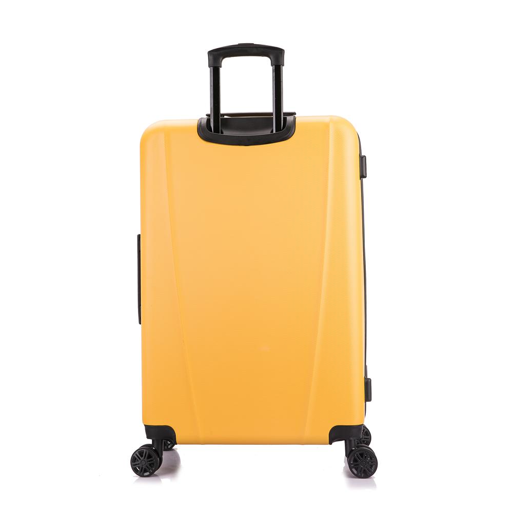 InUSA Ally lightweight hardside spinner 28 inch Mustard. Picture 9