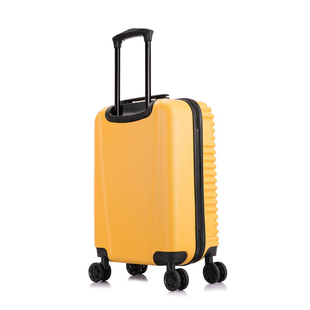 InUSA Ally lightweight hardside spinner 20 inch Mustard. Picture 10