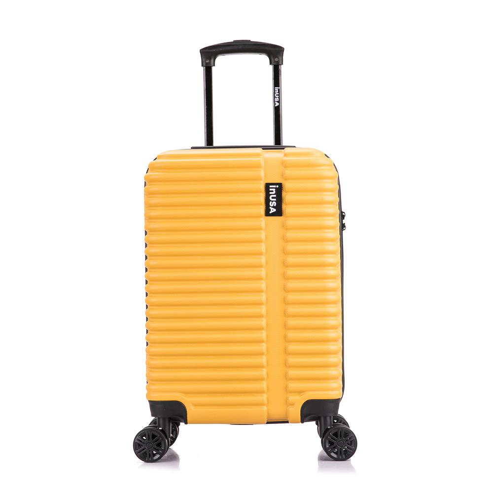 InUSA Ally lightweight hardside spinner 20 inch Mustard. Picture 15