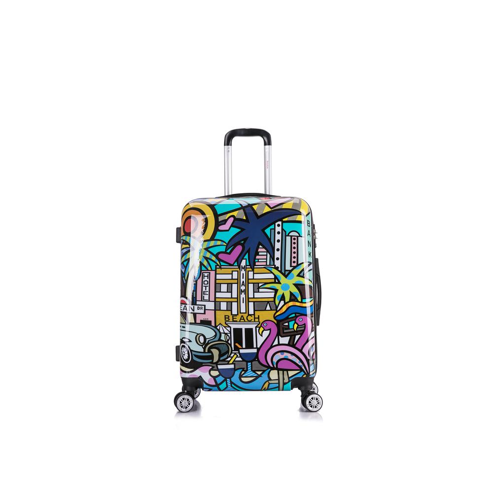 InUSA Prints Lightweight Hardside Spinner 24 inch Miami. Picture 15