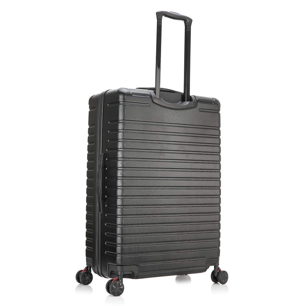 InUSA Deep lightweight hardside spinner 3 piece luggage set  20'',24'', 28'' Black. Picture 9