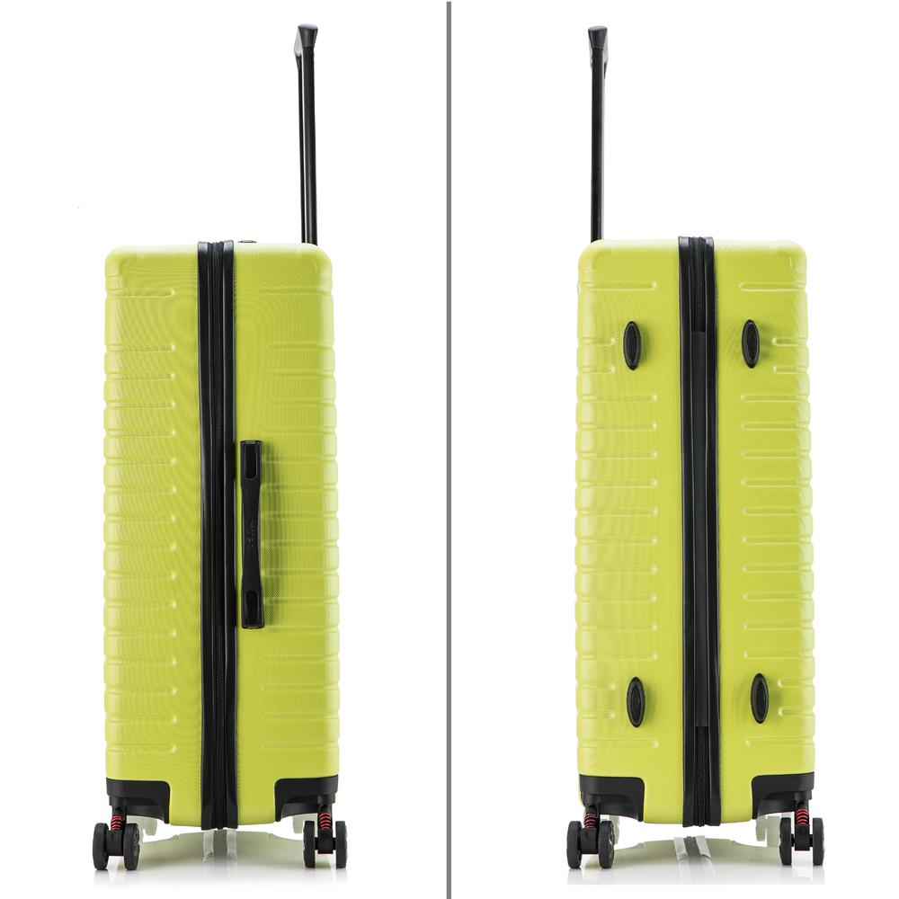 InUSA Deep lightweight hardside spinner 3 piece luggage set  20'',24'', 28'' Green. Picture 14