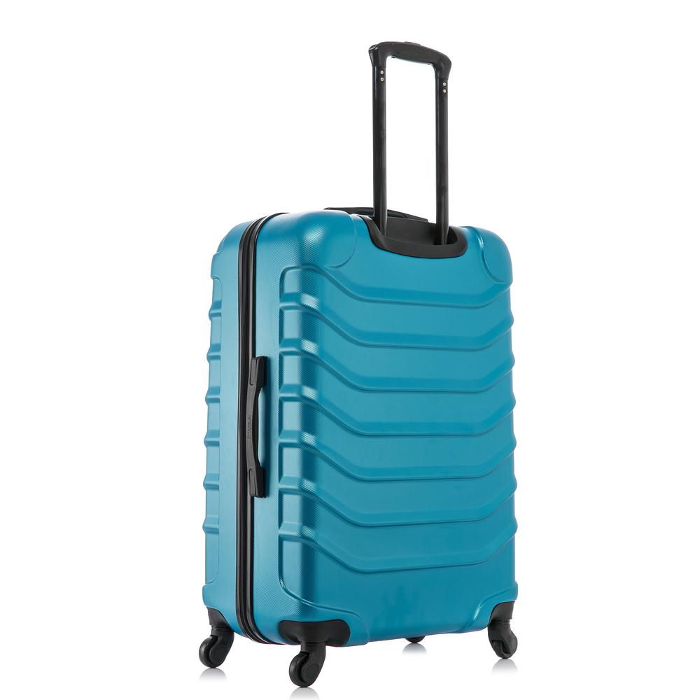 InUSA Endurance Lightweight Hardside Spinner 3 Piece Luggage set  20'',24'', 28'' Teal. Picture 6