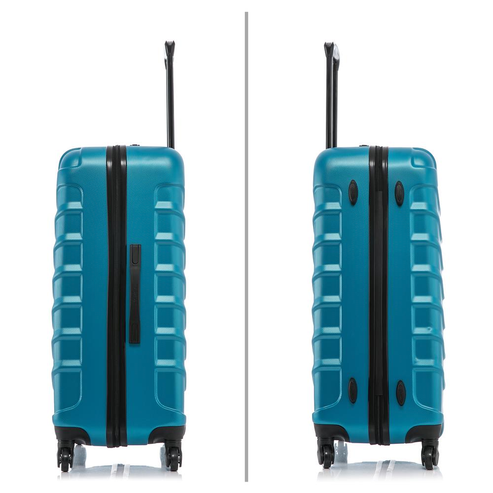 InUSA Endurance Lightweight Hardside Spinner 3 Piece Luggage set  20'',24'', 28'' Teal. Picture 8