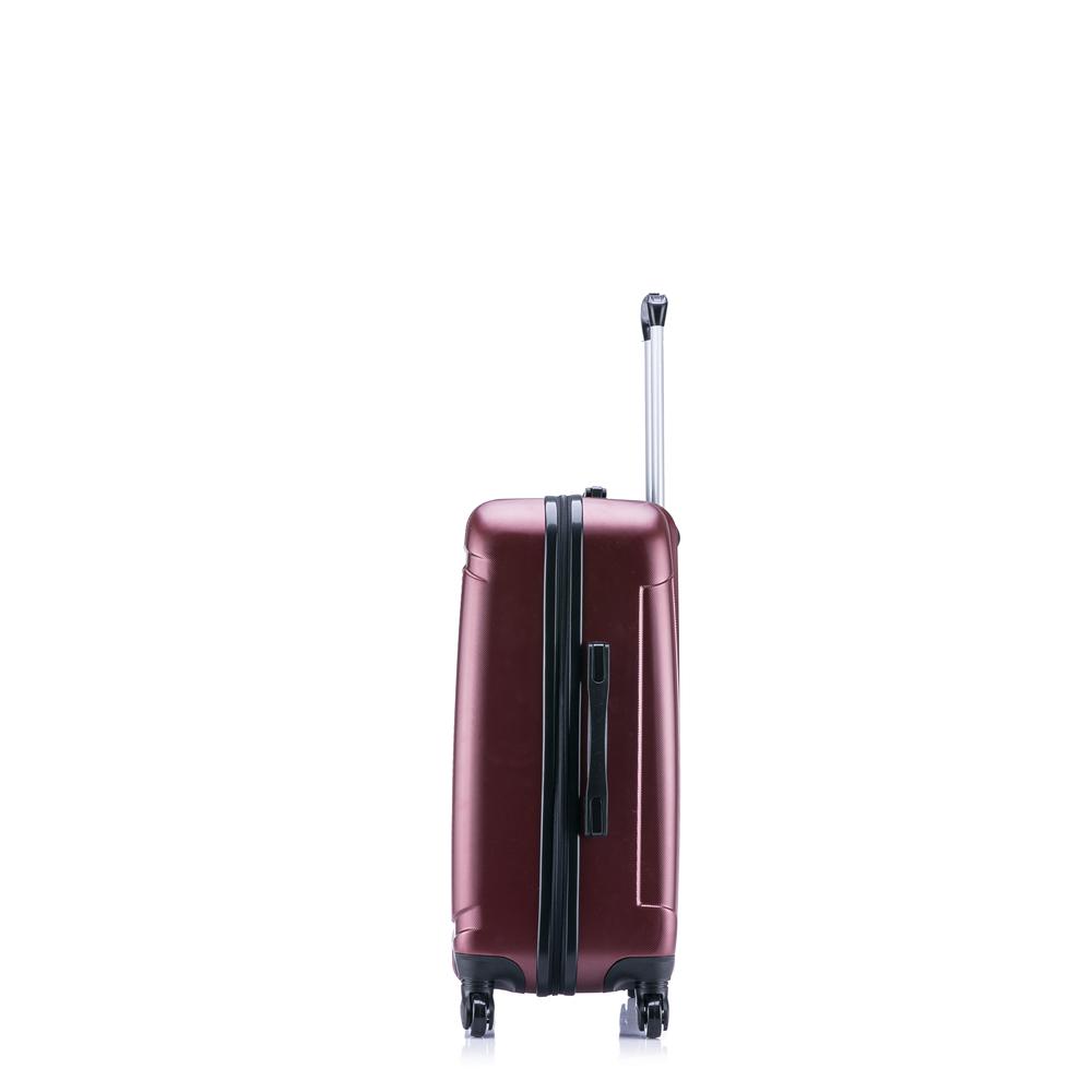 InUSA Pilot lightweight hardside spinner 24 inch Wine. Picture 11